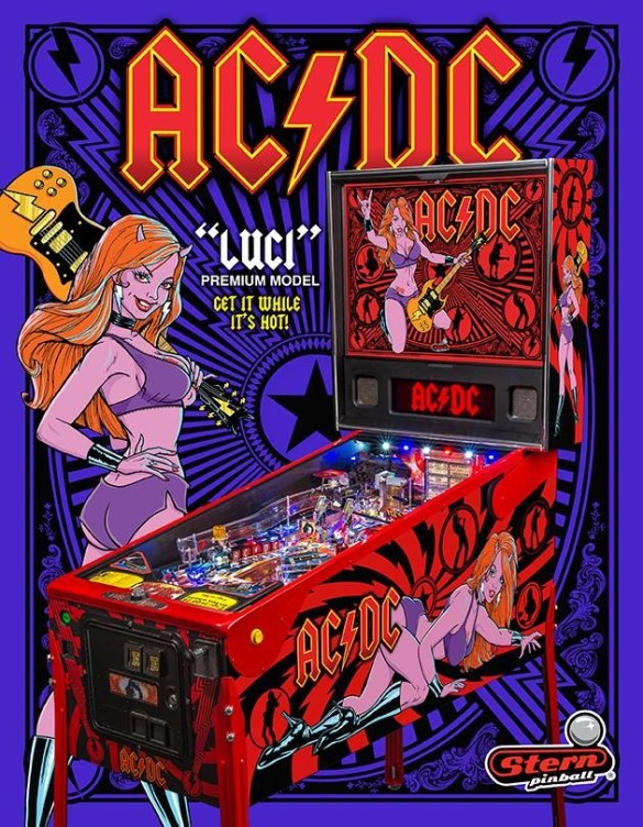 Flippers Stern Pinball AC/DC Premium Luci 3