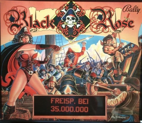 Flippers Williams Black Rose 4