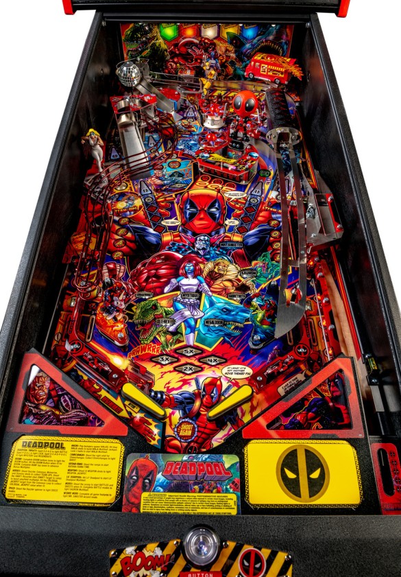 Flippers Stern Pinball Deadpool Premium 7