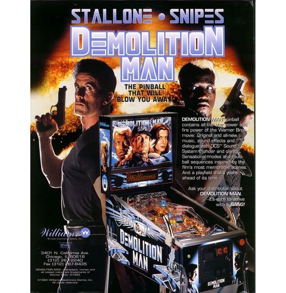 Flippers Williams Demolition Man 2