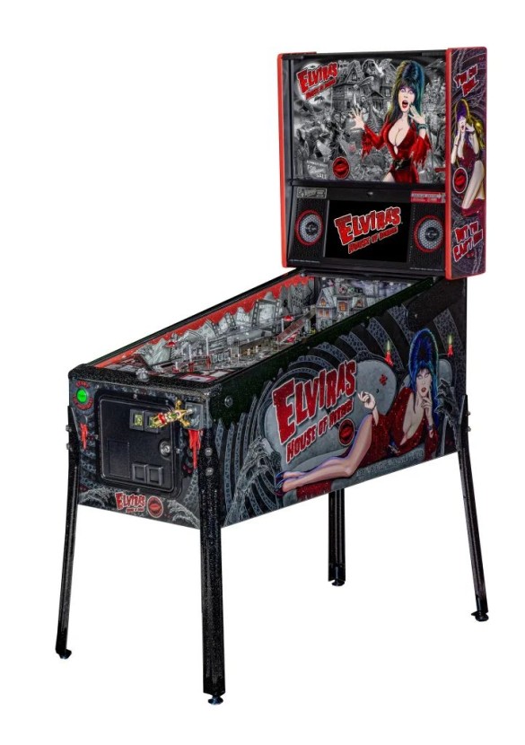 Flippers Stern Pinball Elvira's House of Horrors Blood Red Kiss Edition 1