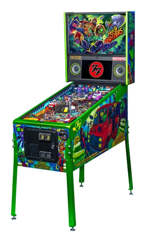 Flippers Stern Pinball Foo Fighters Limited Edition 1