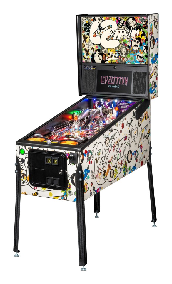 Flippers Stern Pinball Led Zeppelin Pro 1