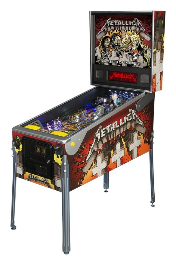 Flippers Stern Pinball Metallica Master of Puppets Limited Edition 1