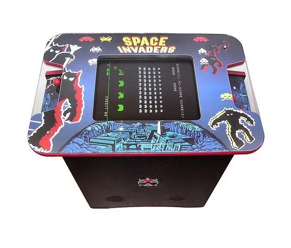 Bornes d'arcade Lyon Flipper Table cocktail Space Invaders 1
