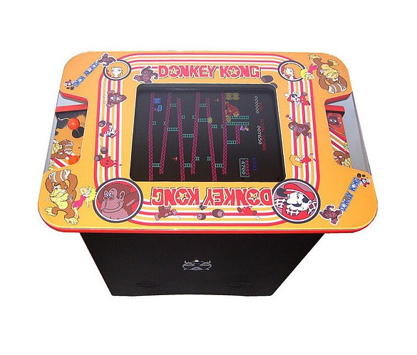 Bornes d'arcade Lyon Flipper Table cocktail Donkey Kong 1