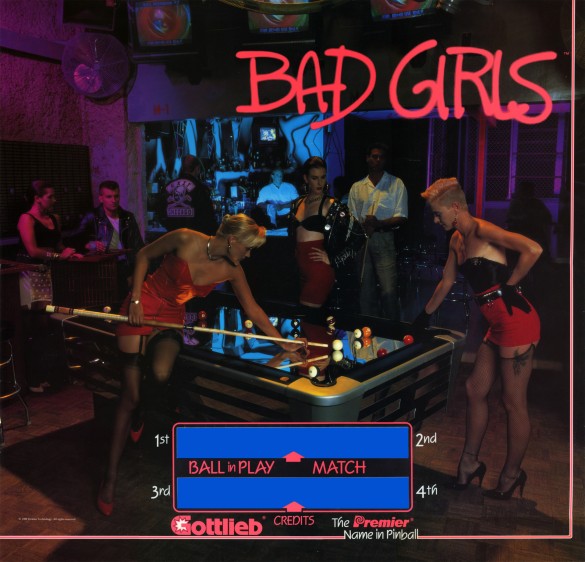 Flippers Gottlieb Bad Girls 2