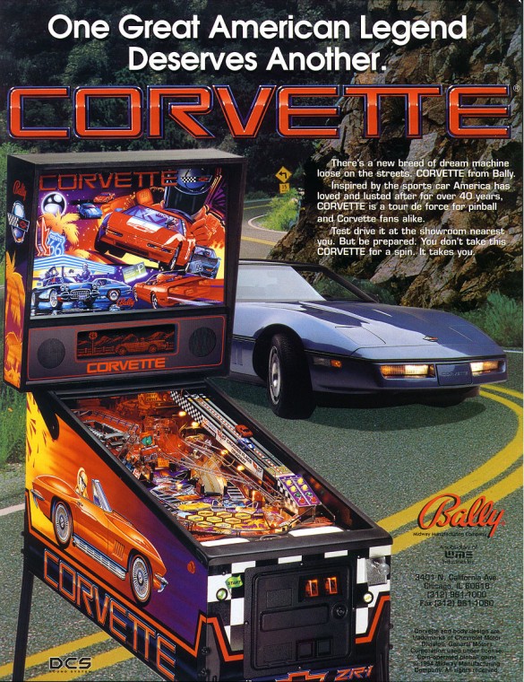 Flippers Bally Corvette 2