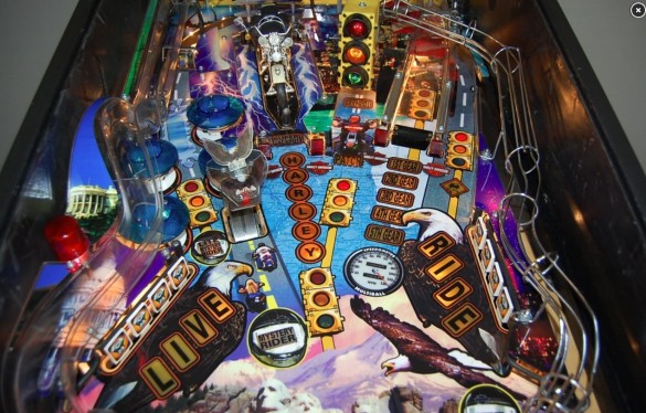 Flippers Stern Pinball Harley Davidson 9
