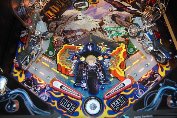 Flippers Stern Pinball Harley Davidson 5