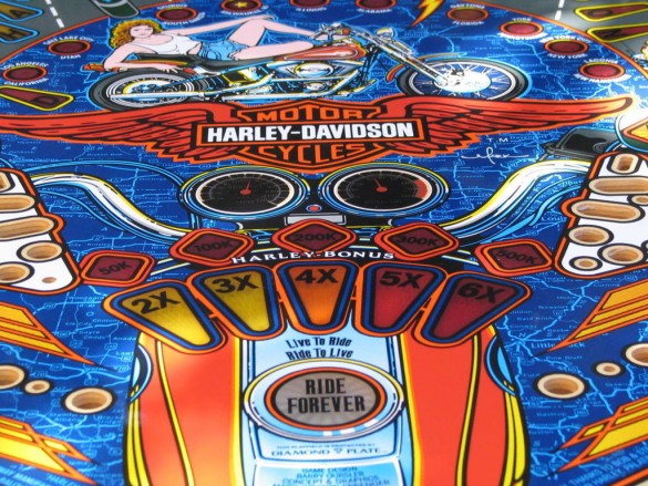 Flippers Stern Pinball Harley Davidson 7