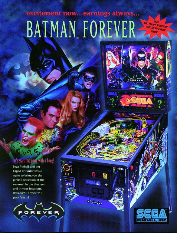Flippers SEGA Batman Forever 2