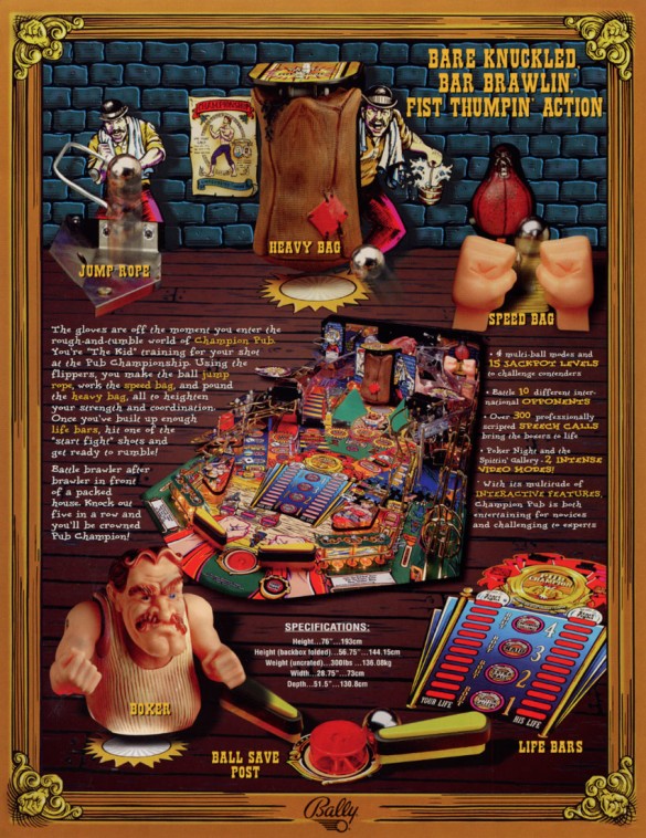 Flippers Bally Champion Pub 3