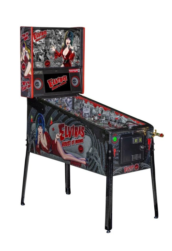 Flippers Stern Pinball Elvira's House of Horrors Blood Red Kiss Edition 2
