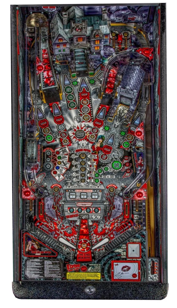 Flippers Stern Pinball Elvira's House of Horrors Blood Red Kiss Edition 3