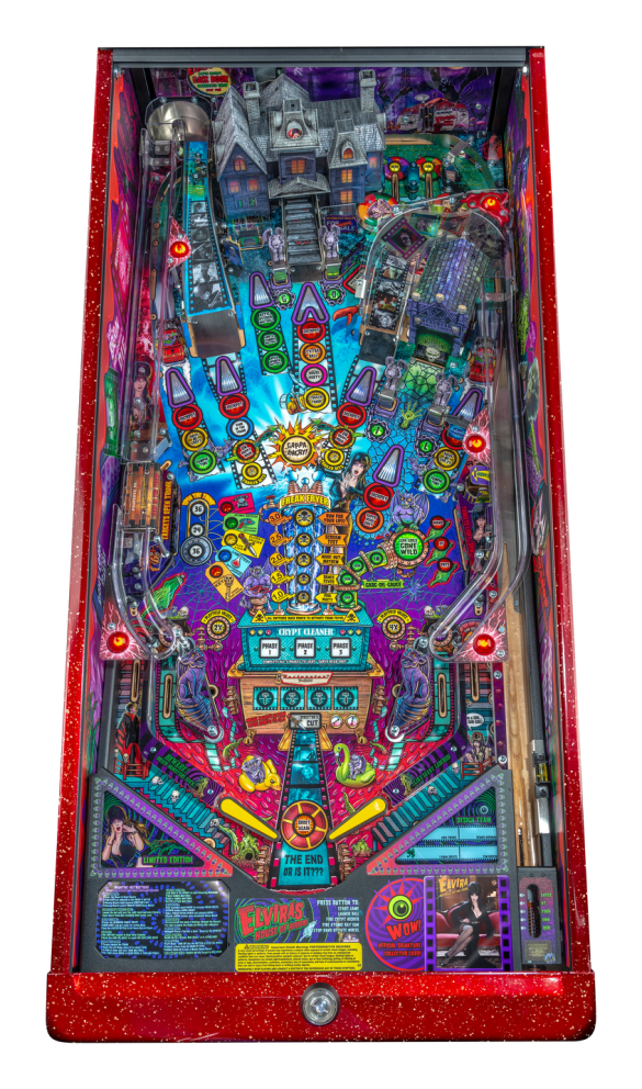 Flippers Stern Pinball Elvira’s House of Horrors Signature Edition 40eme anniversaire 4