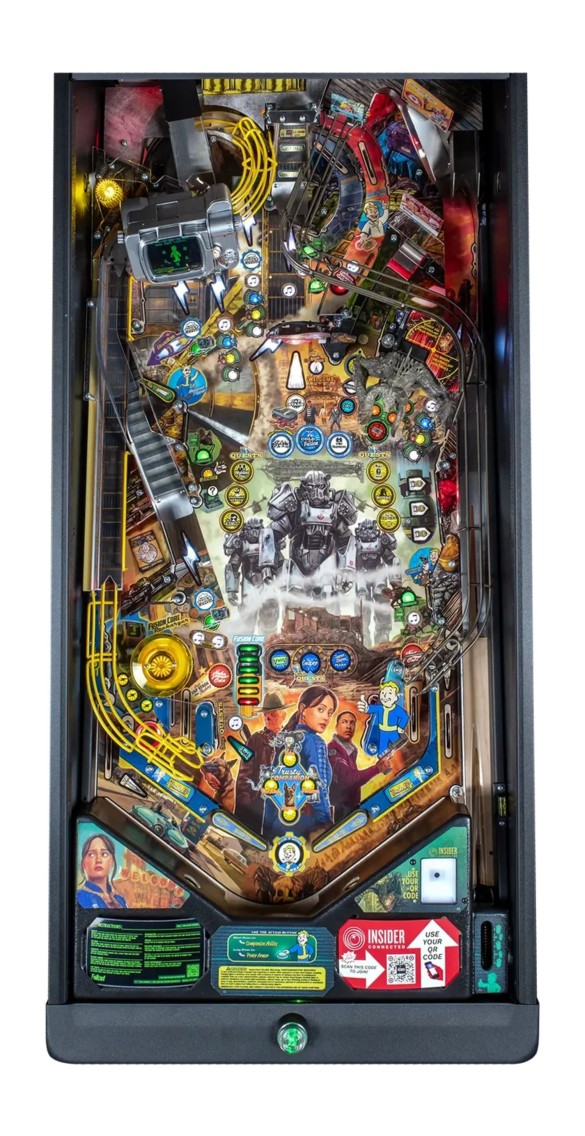 Flippers Stern Pinball Fallout Pro 4