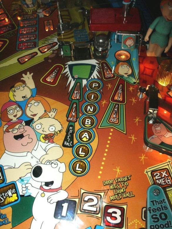 Flippers Stern Pinball Family Guy 16