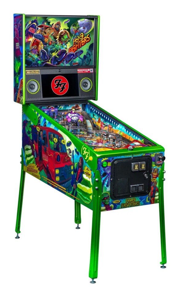 Flippers Stern Pinball Foo Fighters Limited Edition 2