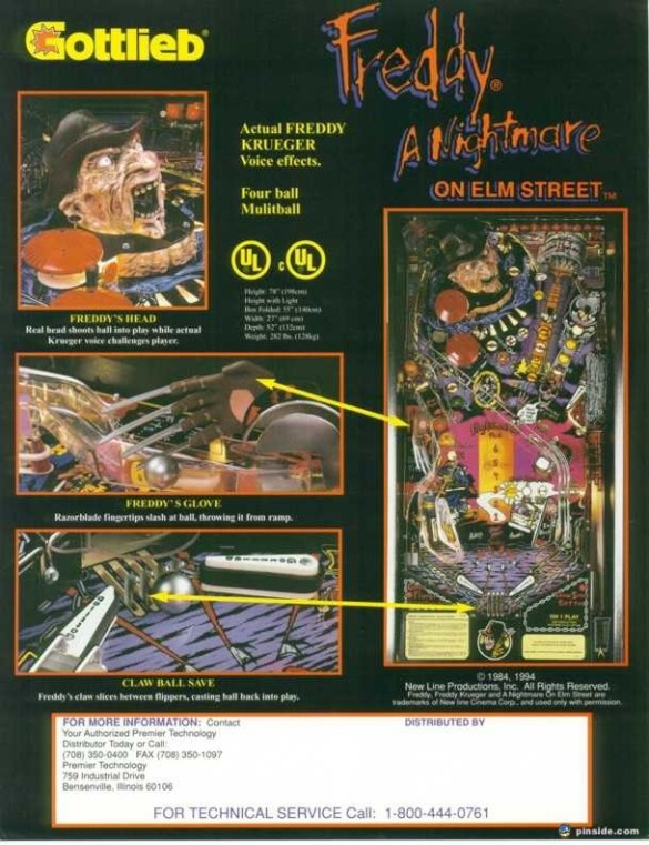 Flippers Gottlieb Freddy 6