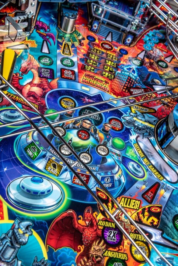 Flippers Stern Pinball Godzilla Premium 60