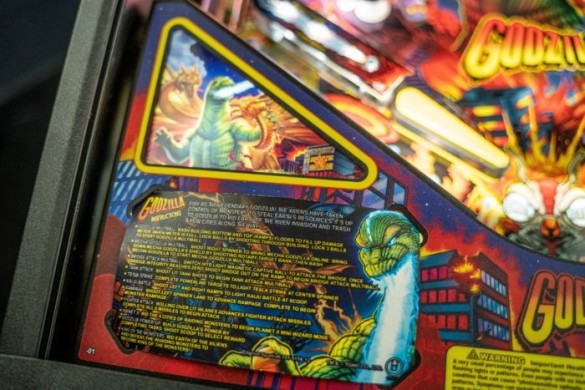 Flippers Stern Pinball Godzilla Premium 6