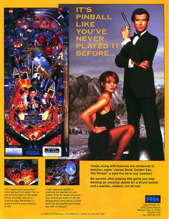 Flippers SEGA GoldenEye 3