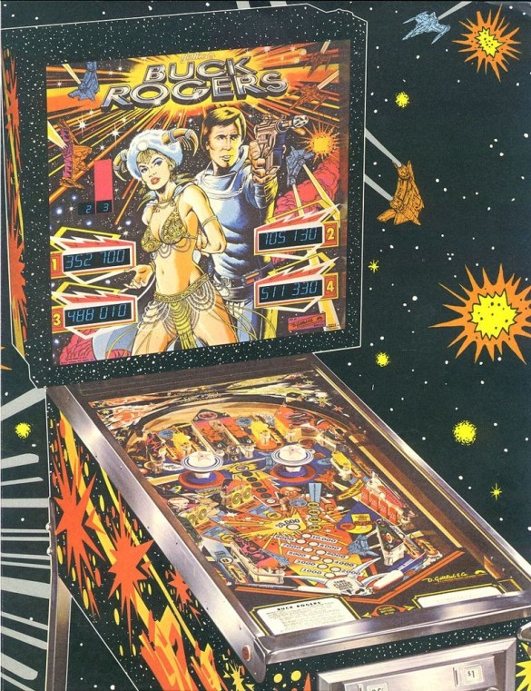 Flippers Gottlieb Buck Rogers 5