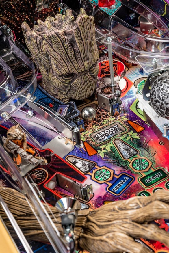 Flippers Stern Pinball Guardians Of The Galaxy Limited Edition (LE) 17