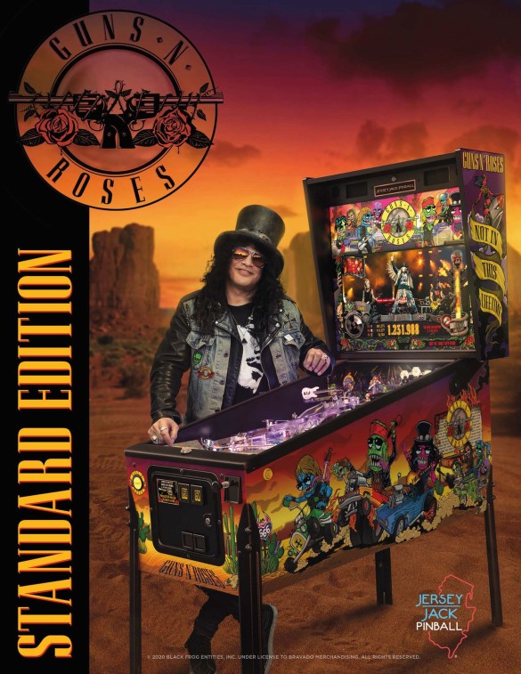 Flippers Jersey Jack Pinball Guns N' Roses Standard Edition 2