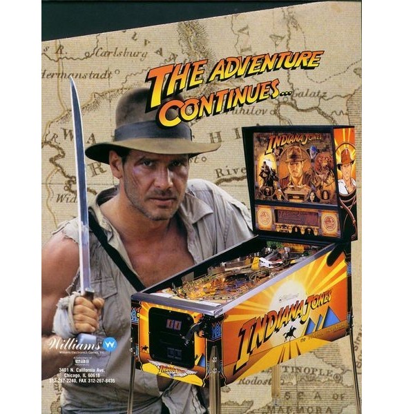 Flippers Williams Indiana Jones 7