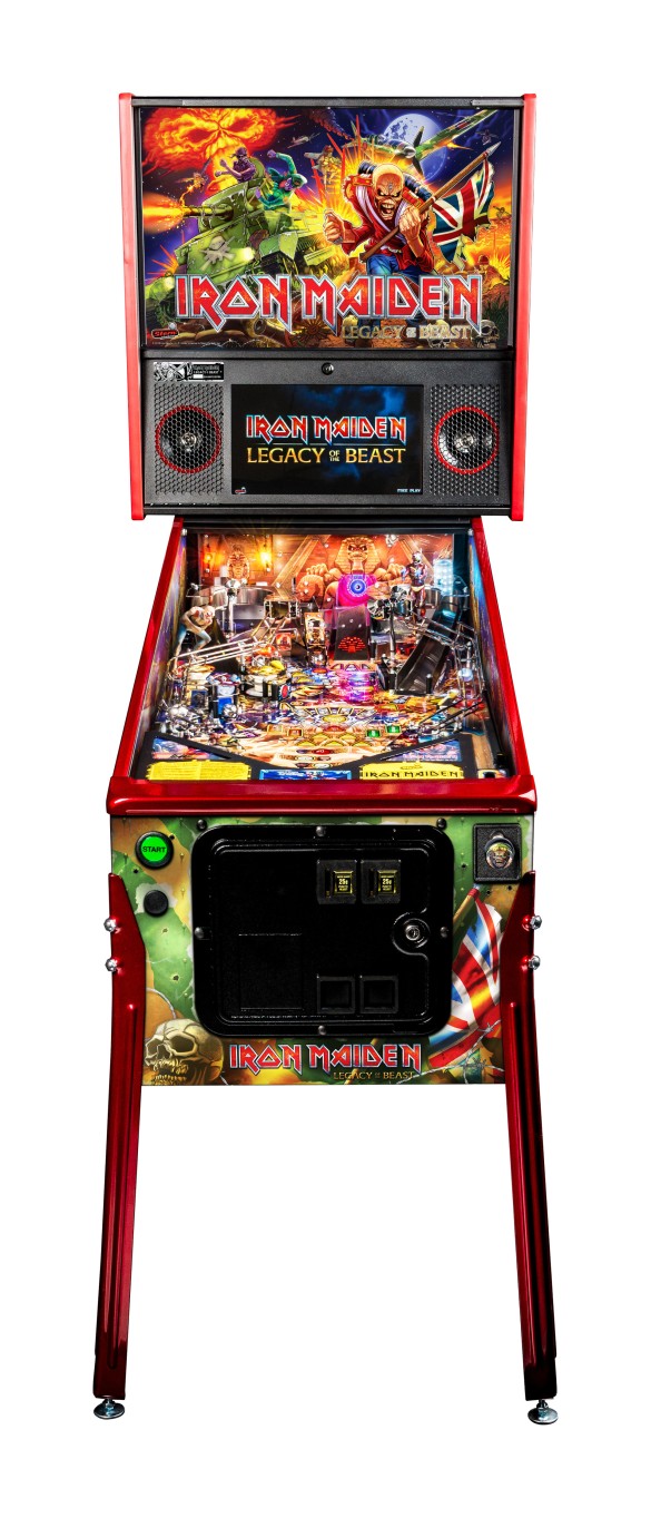 Flippers Stern Pinball Iron Maiden Limited Edition : Legacy of The Beast 2