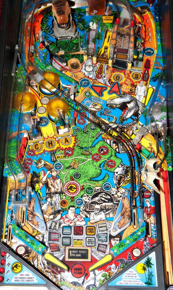 Flippers Data East Pinball Jurassic Park 5