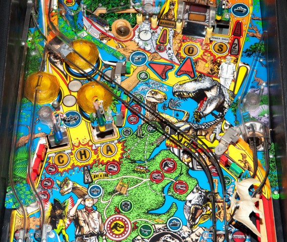 Flippers Data East Pinball Jurassic Park 7