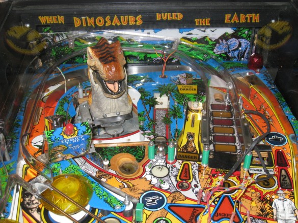 Flippers Data East Pinball Jurassic Park 8