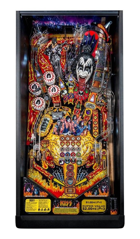 Flippers Stern Pinball Kiss Premium 3