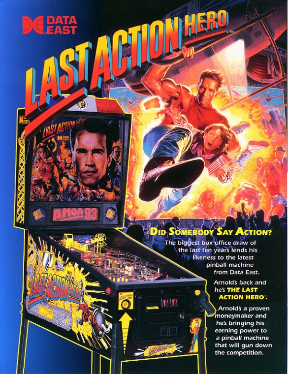 Flippers Data East Pinball Last Action Hero 2