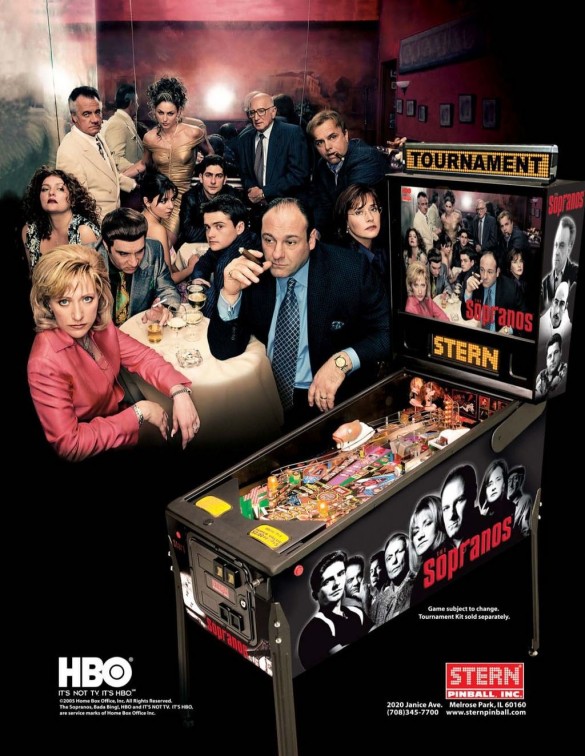 Flippers Stern Pinball The Sopranos 2