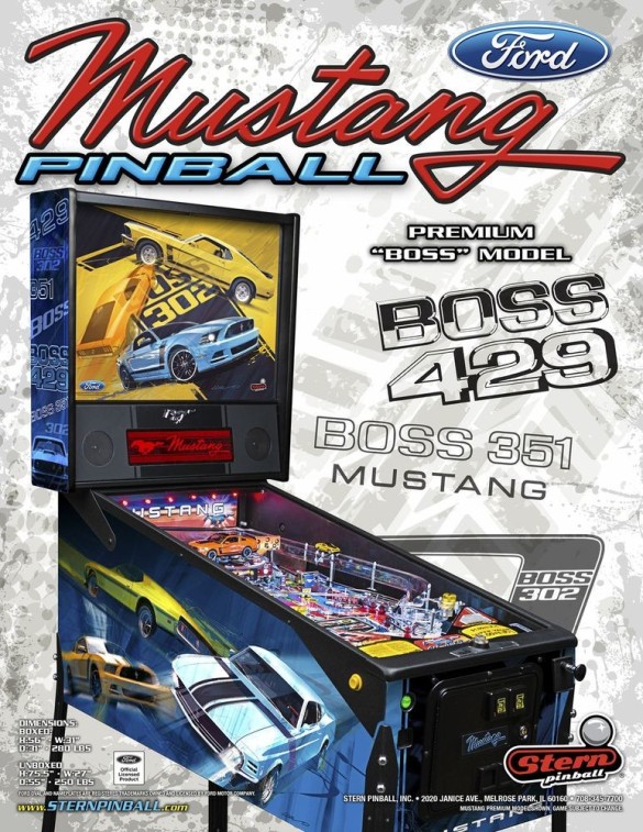 Flippers Stern Pinball Mustang Premium "Boss" 2