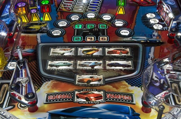 Flippers Stern Pinball Mustang Pro 5