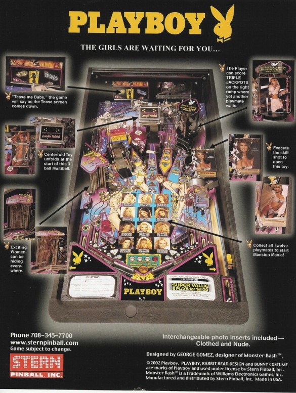 Flippers Stern Pinball Playboy 3