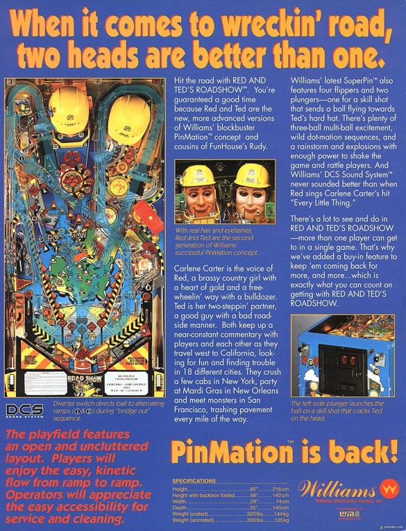 Flippers Williams Red & Ted's Road Show 9