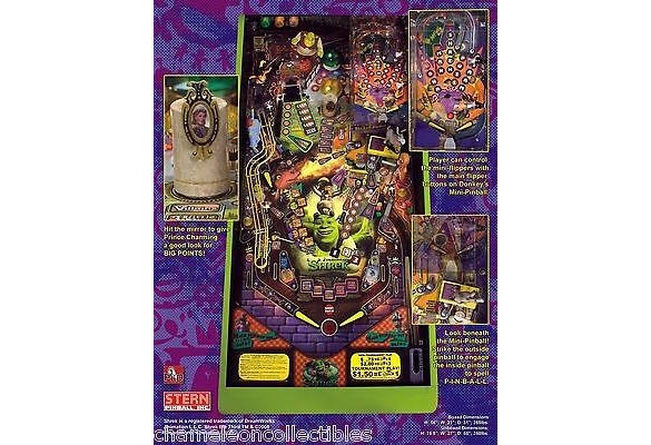 Flippers Stern Pinball Shrek 3