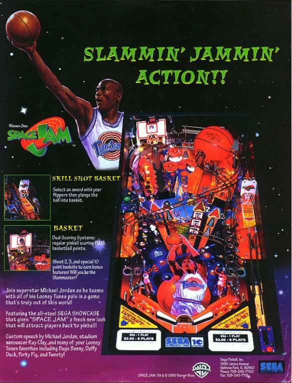 Flippers SEGA Space Jam 3