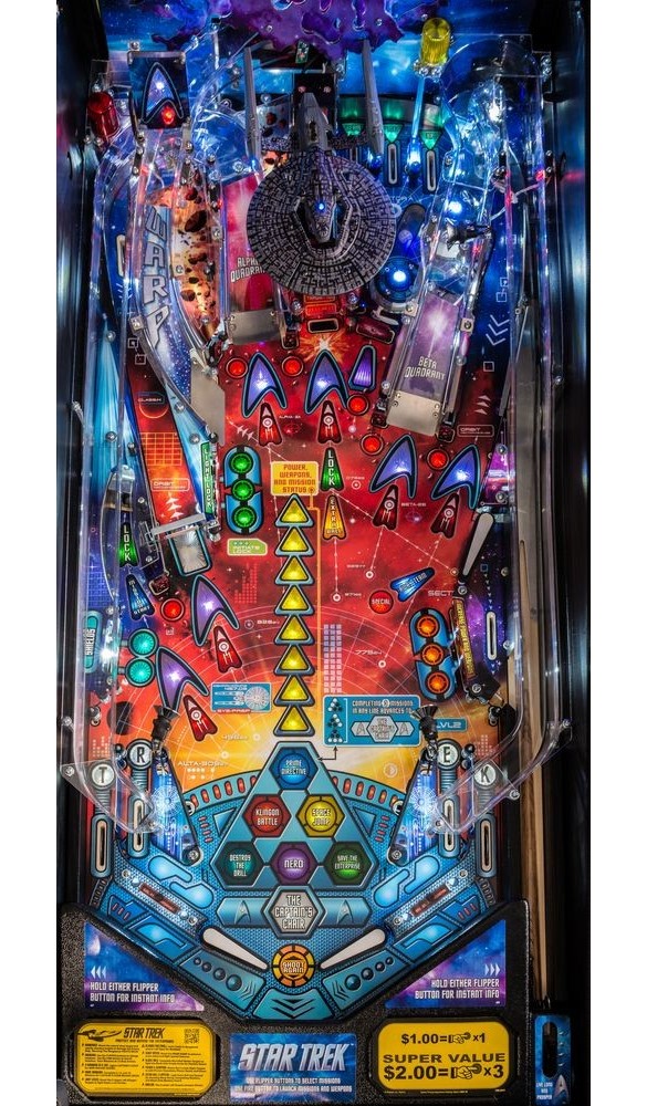 Flippers Stern Pinball Star Trek Vault Pro 4