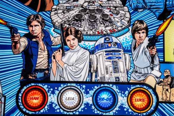 Flippers Stern Pinball Star Wars Comic Art Pin - Home Edition 8