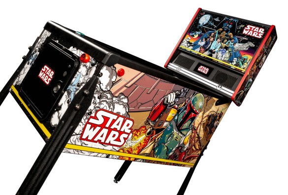 Flippers Stern Pinball Star Wars Comic Art Pin - Home Edition 4