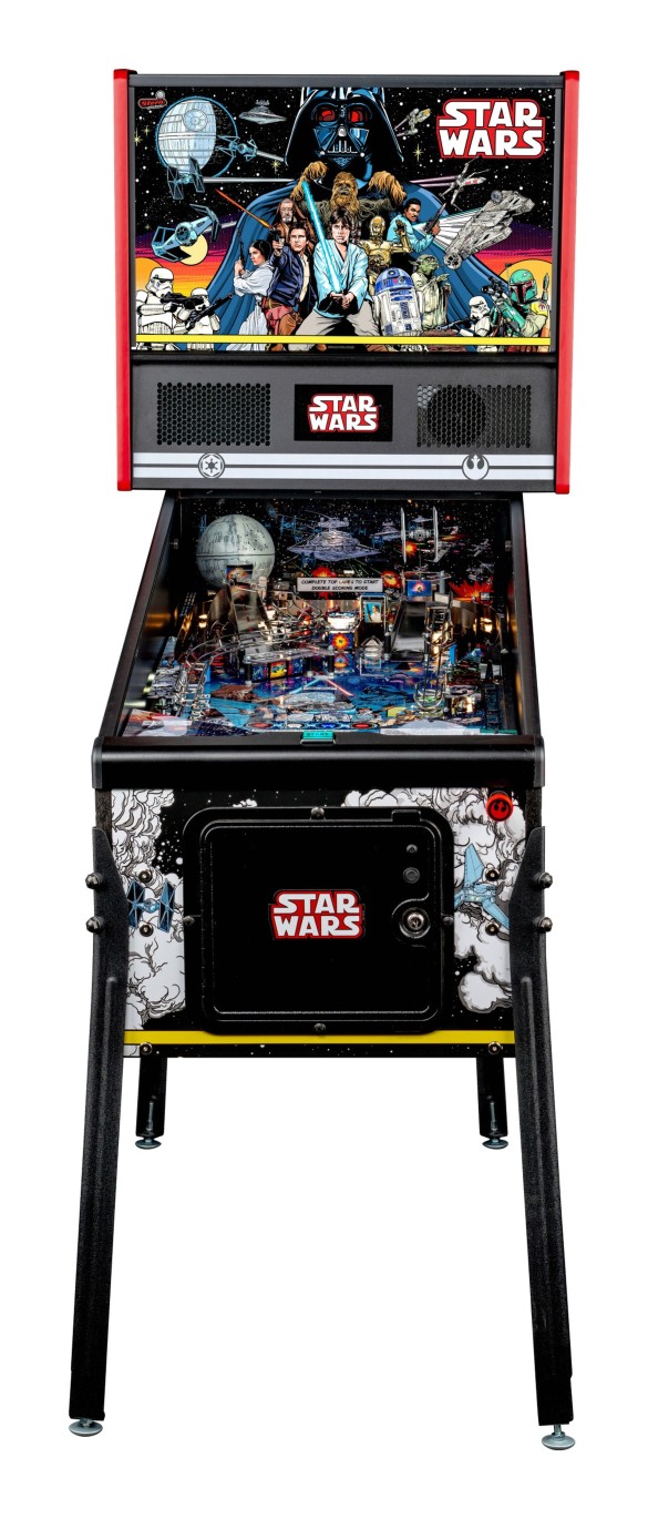 Flippers Stern Pinball Star Wars Comic Art Pin - Home Edition 2