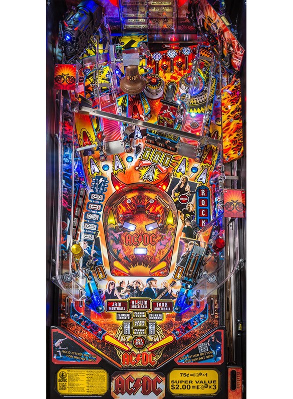 Flippers Stern Pinball AC/DC Premium Luci 6