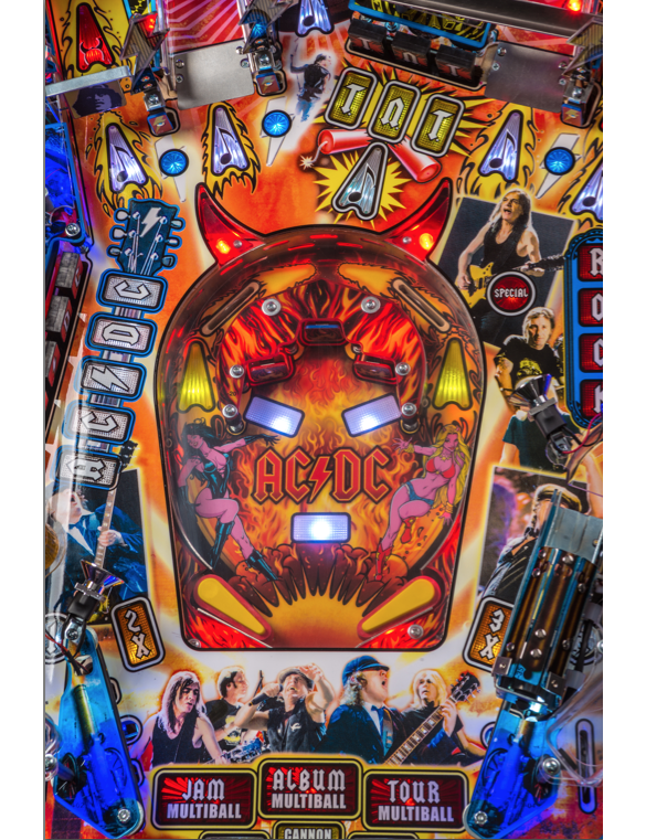 Flippers Stern Pinball AC/DC Premium Luci 5